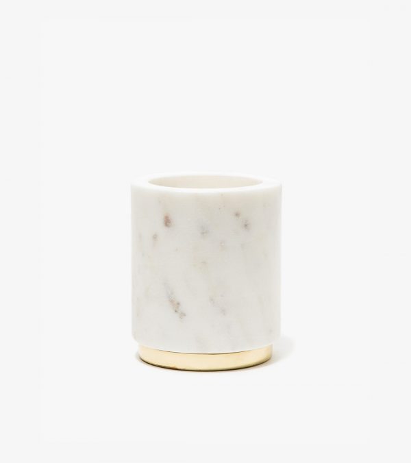 Mara Marble + Brass Utility