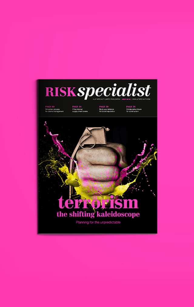 Risk Specialist Magazine designed by Elsie Lam